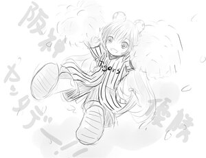 Rating: Safe Score: 0 Tags: 1girl :d animal_ears bangs greyscale image long_hair long_sleeves looking_at_viewer monochrome open_mouth sketch smile solo suiseiseki very_long_hair wings User: admin