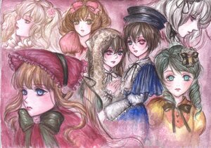 Rating: Safe Score: 0 Tags: 6+girls blonde_hair blue_eyes bow brown_hair frills green_hair hat heterochromia hina_ichigo image kanaria long_hair looking_at_viewer multiple multiple_girls pink_bow red_eyes shinku short_hair siblings sisters souseiseki suigintou suiseiseki tagme twins User: admin