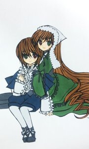 Rating: Safe Score: 0 Tags: 2girls blue_dress brown_hair dress green_dress green_eyes head_scarf heterochromia image long_hair long_sleeves looking_at_viewer multiple_girls pair pantyhose red_eyes siblings sisters smile souseiseki suiseiseki twins very_long_hair white_legwear User: admin