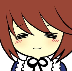 Rating: Safe Score: 0 Tags: 1girl >_< blush closed_eyes face image simple_background solo souseiseki white_background User: admin