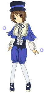 Rating: Safe Score: 0 Tags: 1girl :o blue_dress brown_hair capelet full_body green_eyes hat heterochromia image long_sleeves looking_at_viewer pantyhose ribbon shoes short_hair solo souseiseki standing top_hat white_background white_legwear User: admin