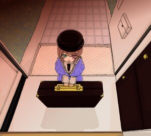Rating: Safe Score: 0 Tags: 1girl bad_id bad_pixiv_id blush brown_hair capelet frills green_eyes hat heterochromia image long_sleeves looking_at_viewer luggage nora_(nrkr) rozen_maiden short_hair smile solo souseiseki User: admin