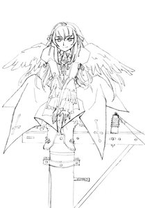 Rating: Safe Score: 0 Tags: 1girl akemi_homura angel_wings dress feathered_wings gloves greyscale image long_hair monochrome ribbon simple_background solo suigintou thighhighs white_background wings User: admin