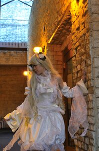 Rating: Safe Score: 0 Tags: 1girl barefoot blonde_hair dress fire indoors kirakishou long_hair see-through sitting solo standing white_dress User: admin