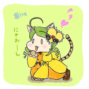 Rating: Safe Score: 0 Tags: :3 ahoge animal_ears green_hair image kanaria solo tail User: admin
