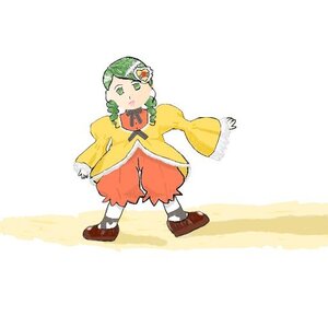 Rating: Safe Score: 0 Tags: 1girl bow braid flower full_body green_eyes green_hair hair_ornament image kanaria long_sleeves open_mouth sleeves_past_wrists solo standing User: admin