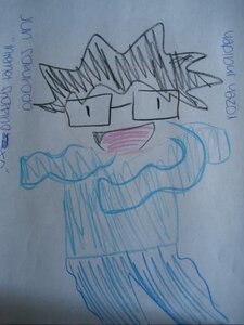 Rating: Safe Score: 0 Tags: 1girl artist_name closed_eyes english_text human open_mouth photo profile sakurada_jun smile solo traditional_media User: admin
