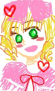 Rating: Safe Score: 0 Tags: 1girl green_eyes heart hinaichigo image open_mouth solo white_background User: admin