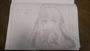 Rating: Safe Score: 0 Tags: 1girl image long_hair looking_at_viewer maid_headdress monochrome photo shinku solo traditional_media User: admin