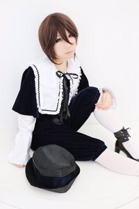 Rating: Safe Score: 0 Tags: black_cat black_ribbon brown_hair cat dress hat lolita_fashion long_sleeves looking_at_viewer ribbon sitting solo souseiseki User: admin