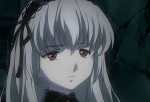 Rating: Safe Score: 0 Tags: 1girl bangs black_ribbon closed_mouth eyebrows_visible_through_hair face frown hair_ribbon image long_hair looking_at_viewer ribbon solo suigintou User: admin