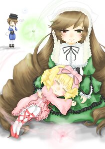 Rating: Safe Score: 0 Tags: 2girls 3girls blonde_hair blue_dress blush bow brown_hair closed_eyes dress drill_hair frills green_dress green_eyes hat heterochromia hina_ichigo image long_hair long_sleeves multiple multiple_girls pink_bow red_eyes ribbon short_hair siblings sisters sleeping suiseiseki tagme twin_drills twins very_long_hair zzz User: admin