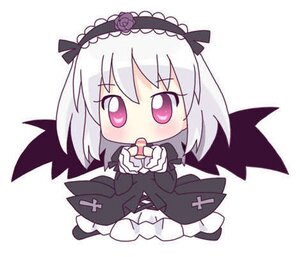 Rating: Safe Score: 0 Tags: 1girl bangs black_dress black_hairband black_wings blush chibi dress eyebrows_visible_through_hair flower frills full_body hairband heart image long_hair long_sleeves purple_eyes rose silver_hair sitting solo striped suigintou vertical_stripes white_background wings User: admin