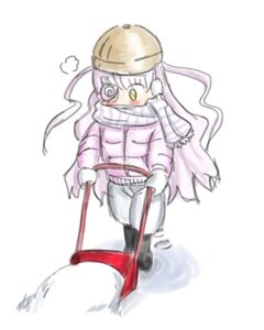 Rating: Safe Score: 0 Tags: 1girl bucket coat gloves hat image kirakishou long_hair scarf solo standing winter_clothes winter_coat yellow_eyes User: admin