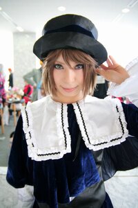 Rating: Safe Score: 0 Tags: 1girl 3d blonde_hair blue_eyes blurry brown_hair depth_of_field hat lips long_sleeves looking_at_viewer photo smile solo souseiseki User: admin