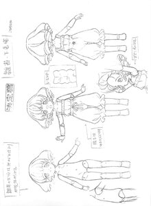 Rating: Questionable Score: 0 Tags: 1girl doujinshi doujinshi_#141 dress flat_chest image looking_at_viewer monochrome multiple multiple_views navel short_hair sketch smile standing underwear User: admin
