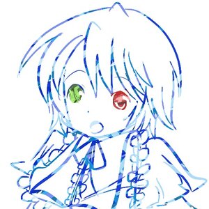 Rating: Safe Score: 0 Tags: 1girl eyebrows_visible_through_hair image looking_at_viewer monochrome no_hat no_headwear open_mouth red_eyes short_hair simple_background solo souseiseki spot_color traditional_media upper_body white_background wings User: admin