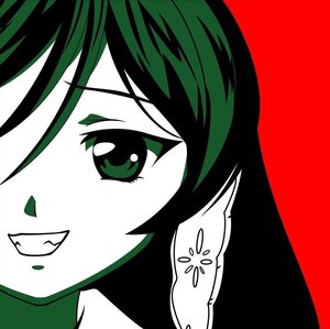 Rating: Safe Score: 0 Tags: bug green_eyes green_hair image insect looking_at_viewer no_humans simple_background solo suiseiseki User: admin
