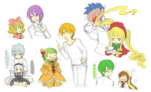 Rating: Safe Score: 0 Tags: ... blonde_hair blue_hair glasses green_hair hairband image long_hair multiple multiple_boys multiple_girls orange_hair shinku short_hair suigintou tagme white_hair User: admin