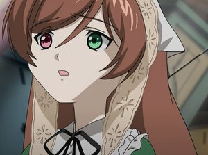 Rating: Safe Score: 0 Tags: 1girl black_ribbon brown_hair dress green_eyes image neck_ribbon open_mouth ribbon short_hair sleeveless solo suiseiseki tattoo User: admin