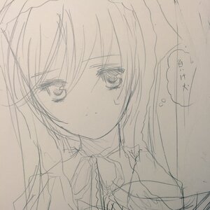 Rating: Safe Score: 0 Tags: 1girl bangs collared_shirt expressionless eyebrows_visible_through_hair image looking_at_viewer monochrome sketch solo suiseiseki traditional_media upper_body User: admin