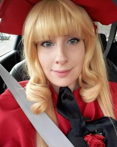 Rating: Safe Score: 0 Tags: 1girl bangs blonde_hair bow flower hair_bow lips long_hair looking_at_viewer photo realistic red_rose rose shinku smile solo traditional_media upper_body User: admin