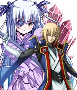 Rating: Safe Score: 0 Tags: 1boy 1girl barasuishou blonde_hair blue_ribbon blush dress elbow_gloves eyepatch gloves hair_ribbon image long_hair long_sleeves looking_at_viewer ribbon silver_hair solo standing very_long_hair yellow_eyes User: admin