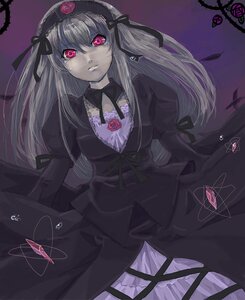 Rating: Safe Score: 0 Tags: 1girl bad_id bad_pixiv_id black_ribbon dress flower frills gothic_lolita hairband image lolita_fashion lolita_hairband long_hair long_sleeves looking_at_viewer pink_eyes puffy_sleeves purple_eyes ribbon rozen_maiden signature silver_hair solo suigintou tears tsuyu wings User: admin