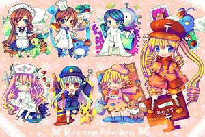 Rating: Safe Score: 0 Tags: 6+girls blonde_hair brown_hair cat chibi dress hat heterochromia image long_hair multiple multiple_girls pink_hair purple_hair shinku short_hair suiseiseki tagme twintails very_long_hair User: admin