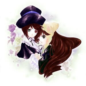 Rating: Safe Score: 0 Tags: 2girls bad_id bad_pixiv_id brown_hair dress flower green_eyes hat heterochromia holding_hands image long_hair long_sleeves looking_at_viewer multiple_girls pair pink_rose red_eyes rose rozen_maiden short_hair siblings sisters souseiseki suiseiseki top_hat twins white_flower white_rose yukimura_kiyoko User: admin