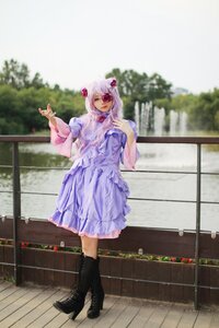 Rating: Safe Score: 0 Tags: 1girl barasuishou black_footwear boots dress eyepatch full_body hair_ornament solo standing User: admin