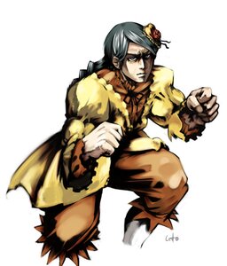 Rating: Safe Score: 0 Tags: 1boy black_hair fighting_stance flower hair_ornament image kanaria long_sleeves solo User: admin