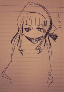 Rating: Safe Score: 0 Tags: 1girl ahoge bangs eyebrows_visible_through_hair image long_hair looking_at_viewer shinku solo traditional_media User: admin