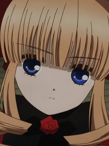 Rating: Safe Score: 0 Tags: 1 1girl bangs blonde_hair blue_eyes blunt_bangs close-up closed_mouth eyebrows_visible_through_hair face flower image long_hair looking_at_viewer red_flower red_rose rose shinku sidelocks solo User: admin