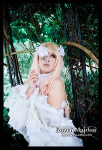 Rating: Safe Score: 0 Tags: 1girl blonde_hair dress eyepatch flower hair_flower hair_ornament kirakishou letterboxed lips nail_polish one_eye_covered plant solo veil vines wedding_dress white_dress white_flower User: admin