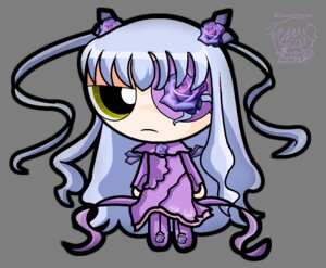 Rating: Safe Score: 0 Tags: 1girl barasuishou chibi dress eyepatch flower frown full_body image long_hair purple_dress purple_flower purple_rose rose solo transparent_background very_long_hair User: admin