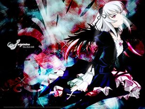 Rating: Safe Score: 0 Tags: 1girl black_dress black_wings copyright_name dress frills hairband image juliet_sleeves long_hair long_sleeves puffy_sleeves ribbon silver_hair solo suigintou wings User: admin
