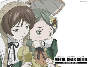Rating: Safe Score: 0 Tags: 2girls artist_request blush braid brown_hair buttons copyright_name covered_mouth covering_mouth dress expressionless frilled_umbrella frills green_dress green_eyes green_hair hair_ornament head_scarf heart heart_hair_ornament heterochromia holding_umbrella image kanaria long_hair long_sleeves metal_gear_(series) metal_gear_solid multiple_girls pair parasol parody red_eyes ribbon rozen_maiden shared_umbrella simple_background suiseiseki umbrella upper_body white_background User: admin