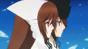 Rating: Safe Score: 0 Tags: 2girls auto_tagged brown_hair green_eyes hat head_scarf image long_hair multiple_girls pair profile red_eyes ribbon short_hair siblings souseiseki suiseiseki twins User: admin
