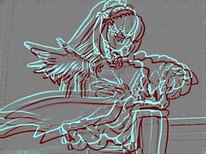 Rating: Safe Score: 0 Tags: 1girl angel_wings braid dress feathered_wings image long_hair long_sleeves monochrome solo suigintou wings User: admin