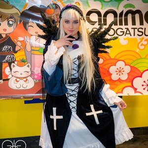 Rating: Safe Score: 0 Tags: blonde_hair brown_hair closed_eyes dress long_hair multiple_boys multiple_girls solo suigintou User: admin