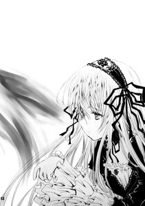 Rating: Safe Score: 0 Tags: 1-1 1girl blush chibi closed_mouth doujinshi doujinshi_#146 dress greyscale hair_ribbon image long_hair long_sleeves monochrome multiple ribbon solo suigintou upper_body User: admin