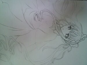 Rating: Safe Score: 0 Tags: 1girl dress drill_hair floating_hair image jewelry long_hair long_sleeves looking_at_viewer monochrome shinku solo traditional_media twin_drills twintails very_long_hair User: admin