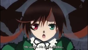 Rating: Safe Score: 0 Tags: 1girl :o animal_ears bangs black_ribbon brown_hair collar dress frills green_eyes heterochromia image long_sleeves looking_at_viewer open_mouth red_eyes ribbon solo suiseiseki User: admin