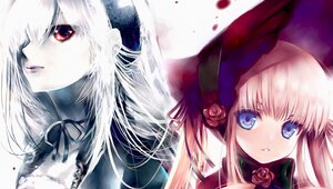 Rating: Safe Score: 0 Tags: 2girls blonde_hair blue_eyes bonnet cradle_(artist) flower image kei_(keigarou) kuroya_shinobu long_hair looking_at_viewer multiple_girls pair parted_lips photoshop_(medium) pink_hair red_eyes red_flower red_rose ribbon rose rozen_maiden shinku suigintou white_hair User: admin