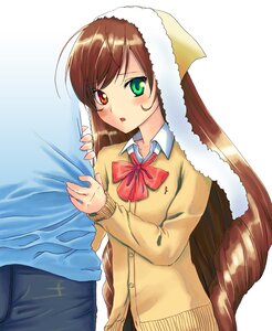 Rating: Safe Score: 0 Tags: 1boy 1girl :o artist_request blush bow bowtie brown_hair buttons drill_hair green_eyes heterochromia image long_hair long_sleeves looking_at_viewer open_mouth red_bow red_eyes rozen_maiden sakurada_jun school_uniform shirt skirt solo suiseiseki very_long_hair white_shirt User: admin