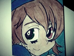 Rating: Safe Score: 0 Tags: 1girl bangs black_eyes brown_hair close-up closed_mouth eyebrows_visible_through_hair face image looking_at_viewer portrait short_hair smile solo souseiseki User: admin