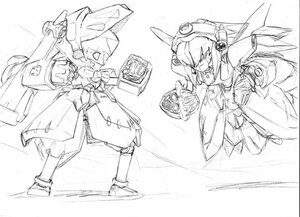 Rating: Safe Score: 0 Tags: 1girl greyscale helmet image monochrome pair shinku sketch standing suigintou User: admin