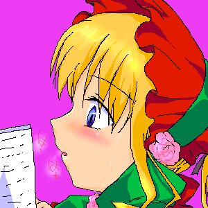 Rating: Safe Score: 0 Tags: 1girl blonde_hair blue_eyes blush flower hat image oekaki profile rose shinku solo User: admin