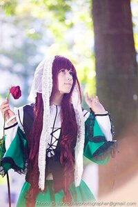 Rating: Safe Score: 0 Tags: 1boy artist_name blurry flower hood long_hair scarf solo suiseiseki watermark User: admin
